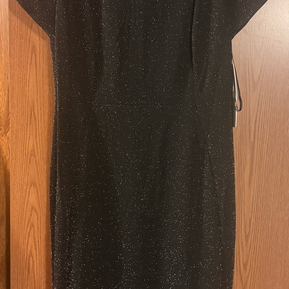 Elegant Black Shimmer Dress